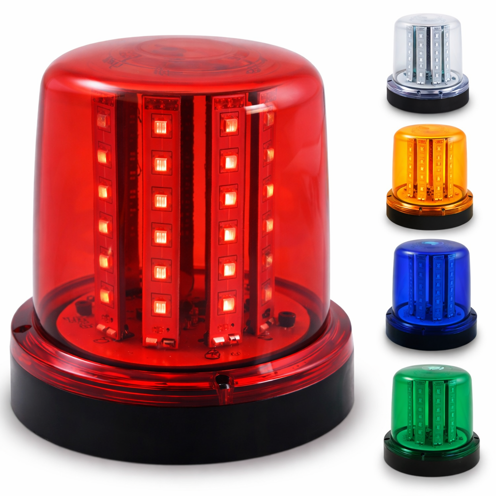 SINALIZADOR VISUAL COM EFEITOS DE LUZ AJUSTÁVEIS